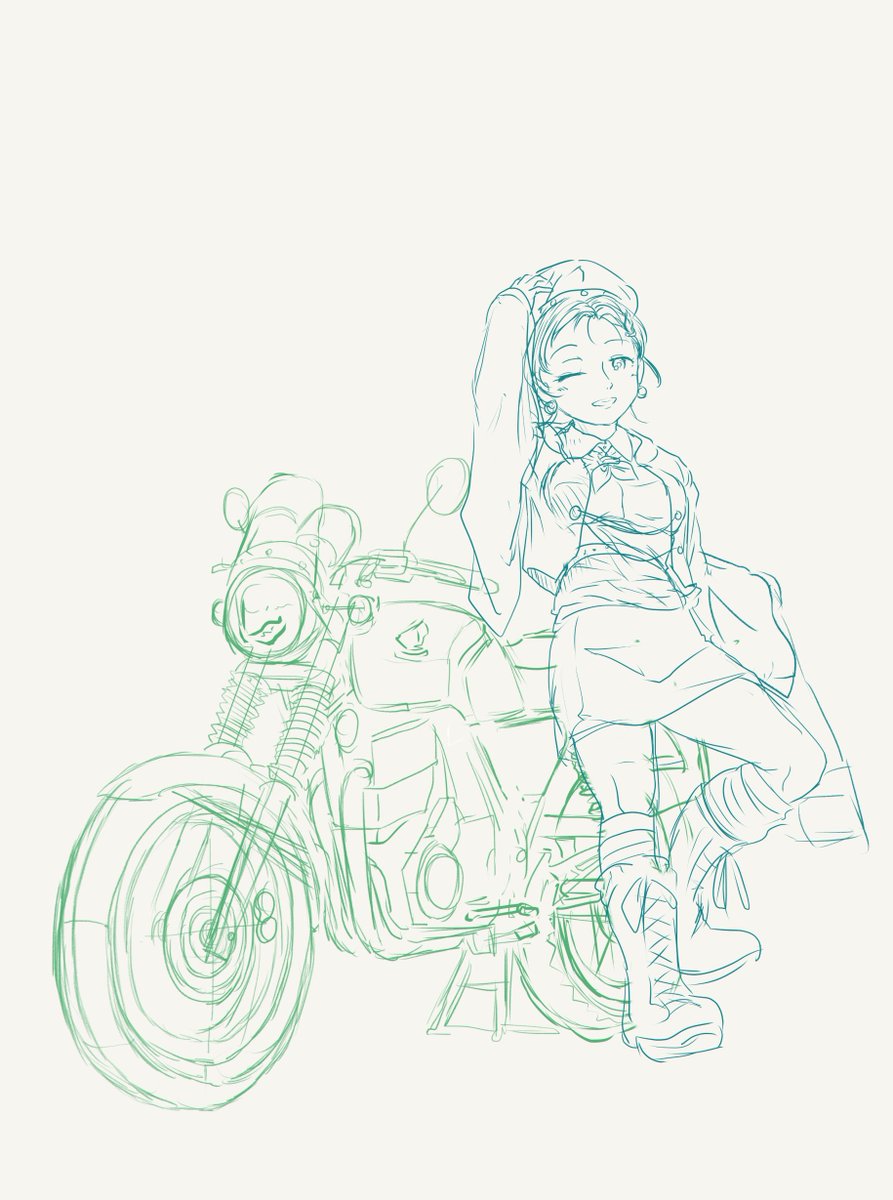 「ラフ出来たやるぞー 」|すらくすのイラスト