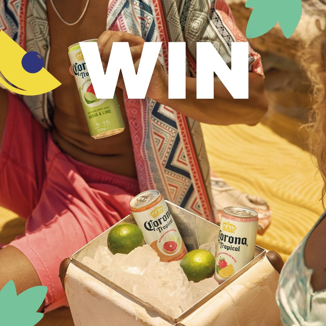 🌞 WIN GIN & A BUNDLE OF CORONA TROPICAL! 🌞 For all your summer sipping needs, we’re giving you the chance to win this ultimate tropical bundle! 😎 To enter: 🌴 Retweet this post 🌴 Follow @craftginclub 🌴 Tag a pal you'd love to share a Corona Tropical with!