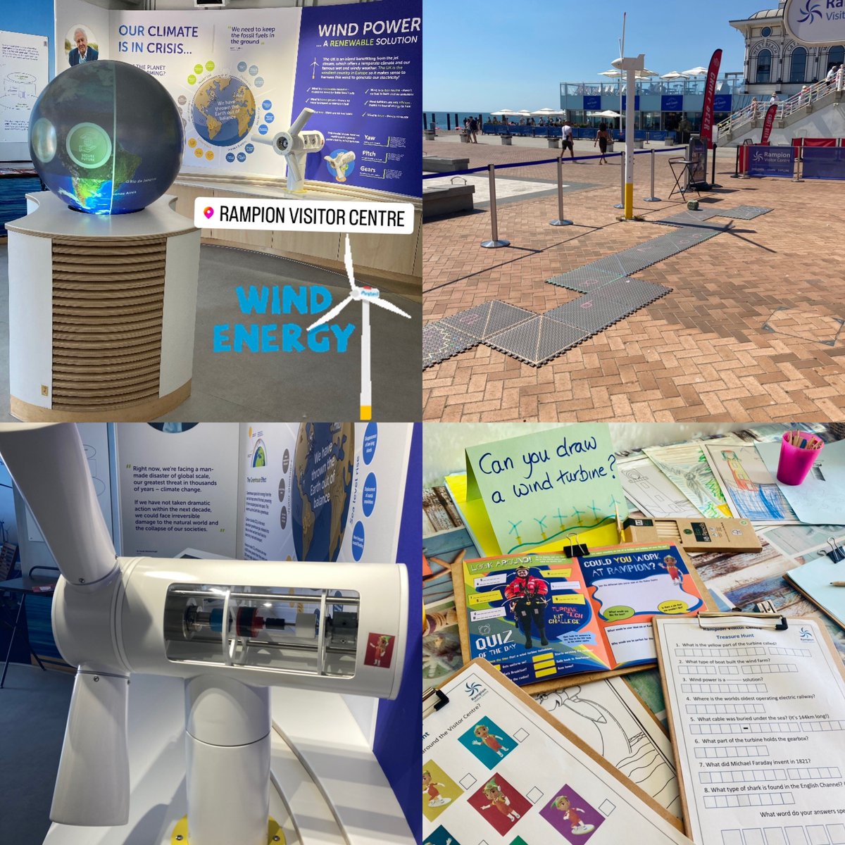 RampionVC's tweet photo. This #weekend we have a Zephyr hunt (can you find them all?), #crafts and #games. In case you didn't know we have #VR and a great big interactive globe! Loads more to see to at #RampionVC, #indoors, #free on #brightonseafront. #cleanenergy #windpower #sussex @Heyufferfish https://t.co/vSjmkiXwlR