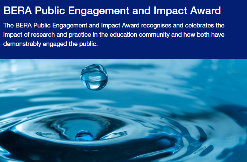 BERANews's tweet photo. The 2022 BERA Public Engagement and Impact Award is open for applications!This award recognises the impact of research &amp; practice in the education community There are 2 awards: Individual and Team. In partnership with @EmeraldEdu Find out more https://t.co/wJkgOXK6zk https://t.co/UQYRG00F6C