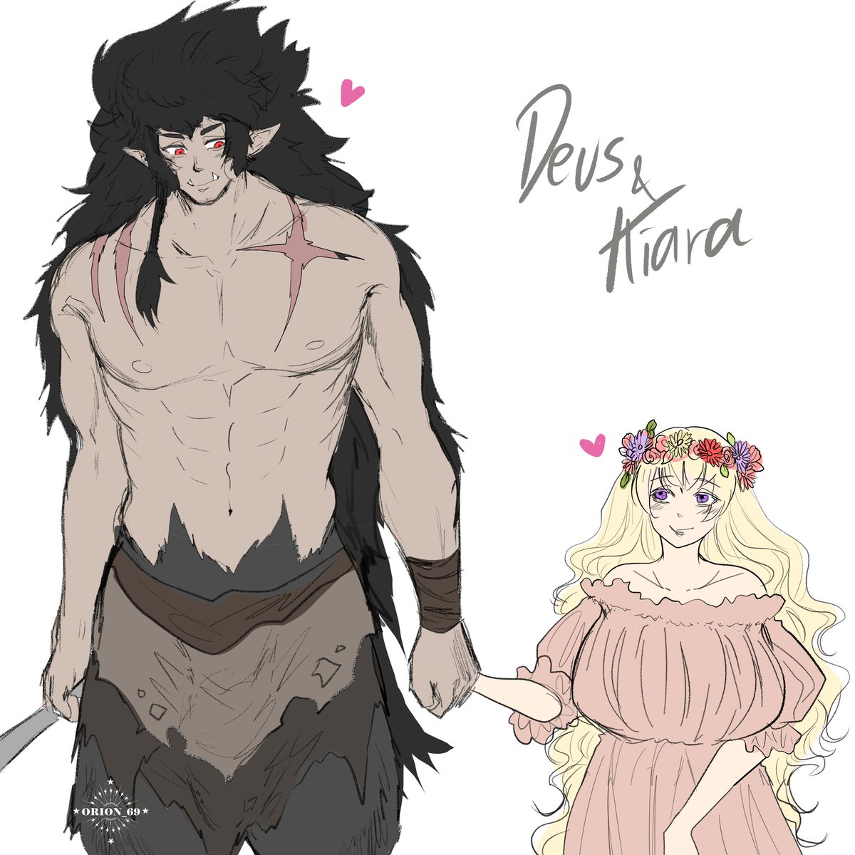 rion_r69's tweet photo. (OC)
Deus Kiara seems enjoying their newly wedding life~✨
#monsterlover
#monstercock
#heightgap
#oc
#artwork
#lewd https://t.co/TLbYgbNEpw