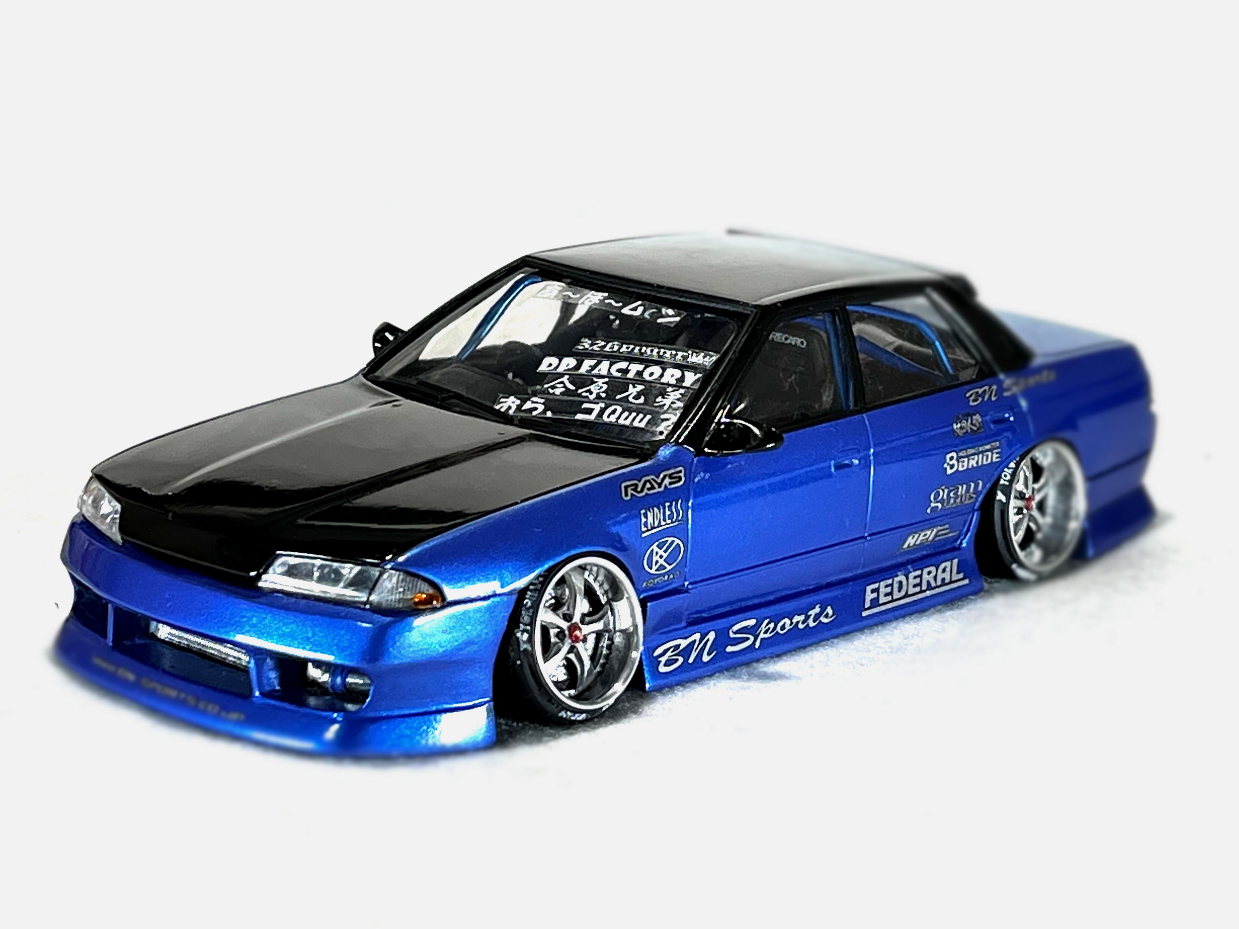 【モン】アオシマ　HCR32 スカイライン プラモデル完成品 DP FACTORY on X: 