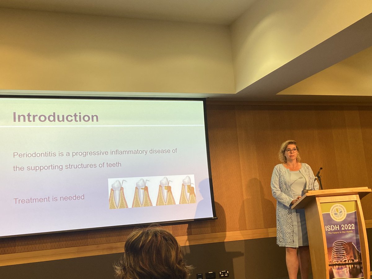 manonvanSpl's tweet image. Again a great Dutch contribution at #ISDH2022. Therese Elkerbout is talking about Change in Oral Hygiene Behavior after Non-Surgical Periodontal Therapy. @IFDHygienists @NVMmondzorg #ACTA