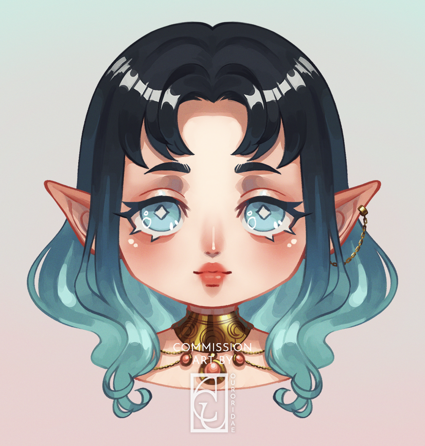 「Chibi icon commission for   」|⭐️Ouroridae⭐️ | COMMISSIONS OPENのイラスト