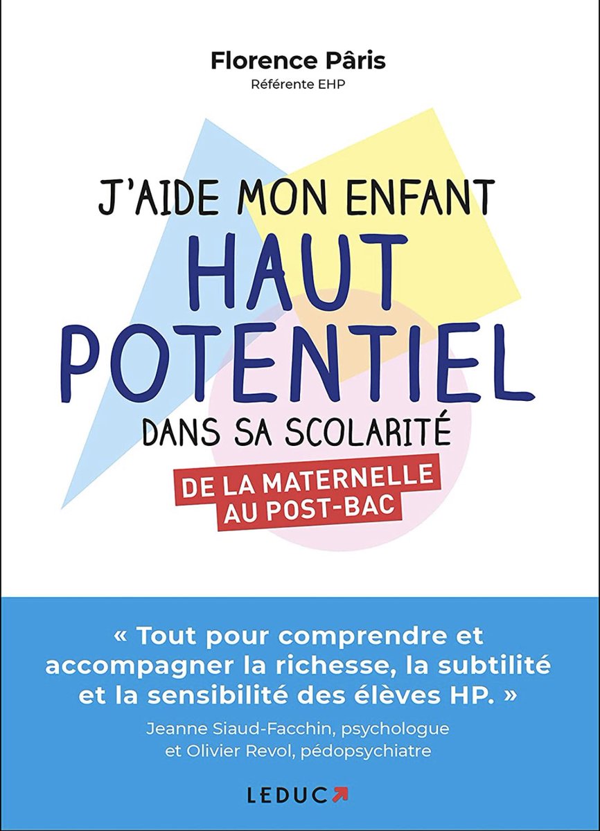 Florette5's tweet photo. Le voilà bientôt, déjà en précommande dans toutes les librairies 🥳 ! À paraître le 24/08/2022. Des itinéraires d’élèves HP de la maternelle au post bac. Merci @JSiaudFacchin 😘 et @Olivier pour les préfaces #éditionsleduc #ehp #atypique #BEP @editionsleduc https://t.co/ZZRkhSCpg4