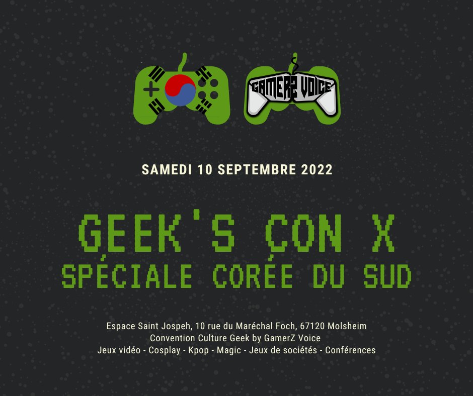 Gamerz_Voice's tweet photo. ❤️ 🧡 💛 C'est le grand jour.
💚 💙 💜 Notre billetterie est ouverte.
🖤 🤎 ❤️‍ Vous pouvez prendre un billet d'entrée et pour les tournois.
💕 Les informations arrivent sous peu.
https://t.co/DL5kSxx6cC https://t.co/AwblsEhOiq