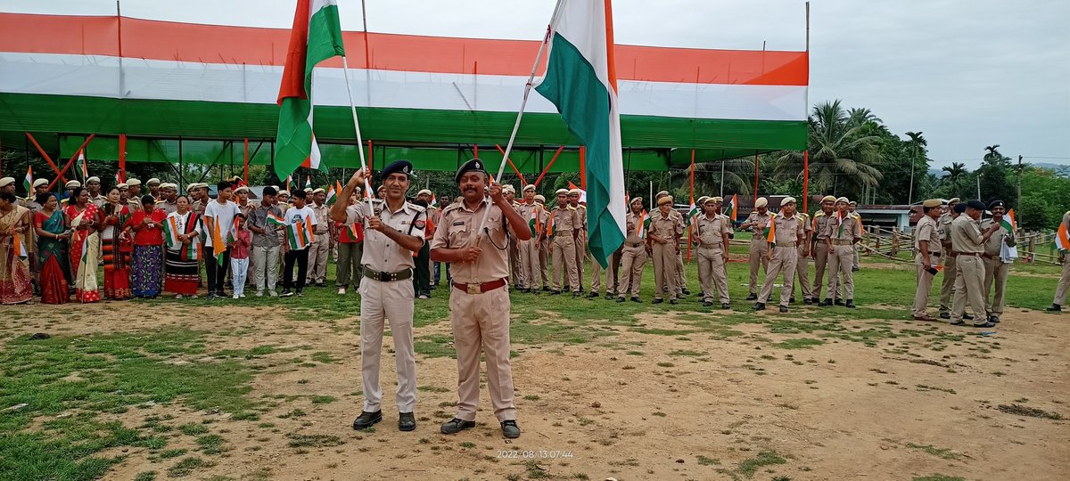 2ndAptf's tweet photo. #azadikaamritmahotsav2022 #HarGharTirangaAssam #HarGharTiranga @himantabiswa @DGPAssamPolice @mygovassam @assampolice https://t.co/80eedKRPgK