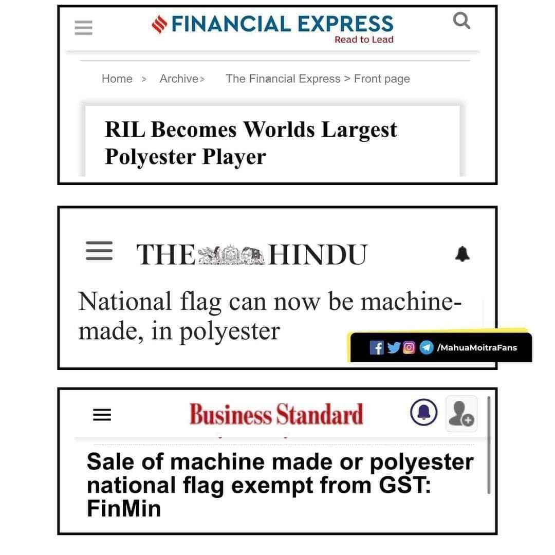 VinayShindeBlr's tweet image. Some people can't get beyond politics, since Britishers times.... #PolyesterFlag