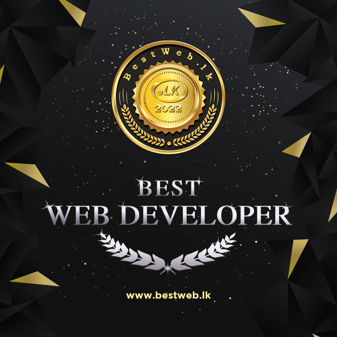 BestWebLK's tweet image. The BestWeb.LK 2022 Best Web Developer

🔘 Gold Award - Web Lankan
🔘 Silver Award - DoMedia
🔘 Bronze Award - Advertaro (Private) Limited

Our congratulations to the  2022 Best Web Developers🎉

#BestWebLK #BestWeb2022 #LKDomainRegistry #lka