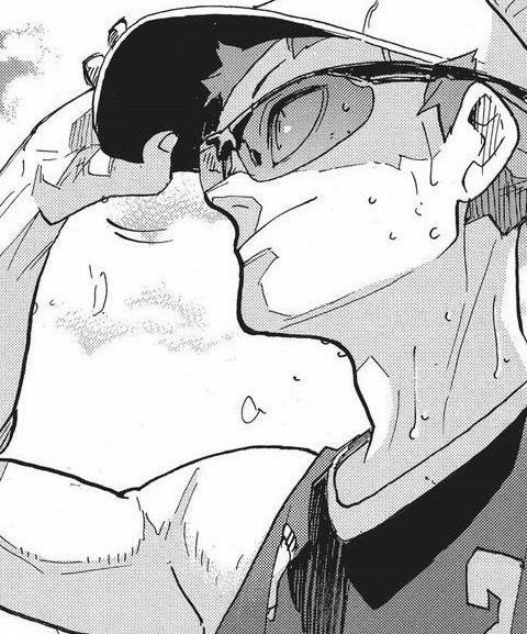 lovewitB's tweet photo. i just know haikyuu fans will go FERAL once ninja shoyo gets animated https://t.co/hHY7TTMj6S