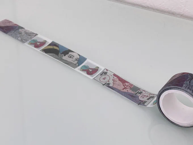 刺繍を活用出来ないかと自分用マステ作りました思ってた以上に良い出来上がりパッケージも可愛いから見てください 