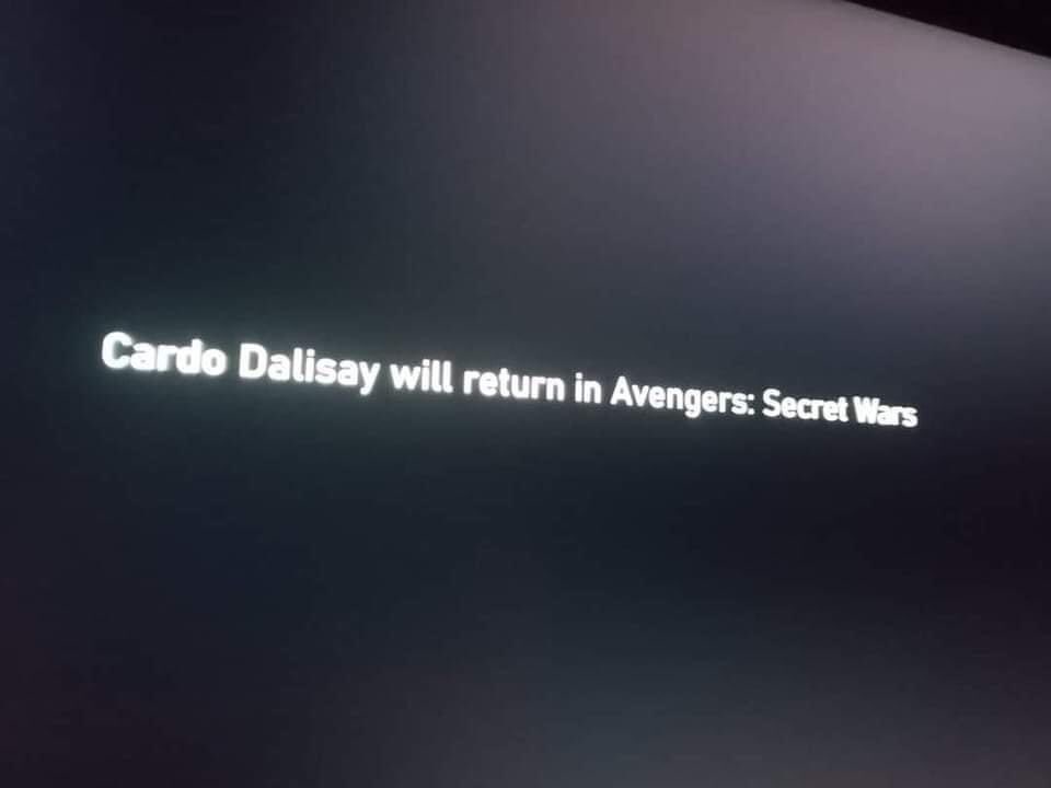 DID YOU CATCH THE END CREDITS? Cardo Dalisay will return in Avengers: Secret Wars!! #FPJAP7MissionAccomplished #FPJsAngProbinsyano #Marvel