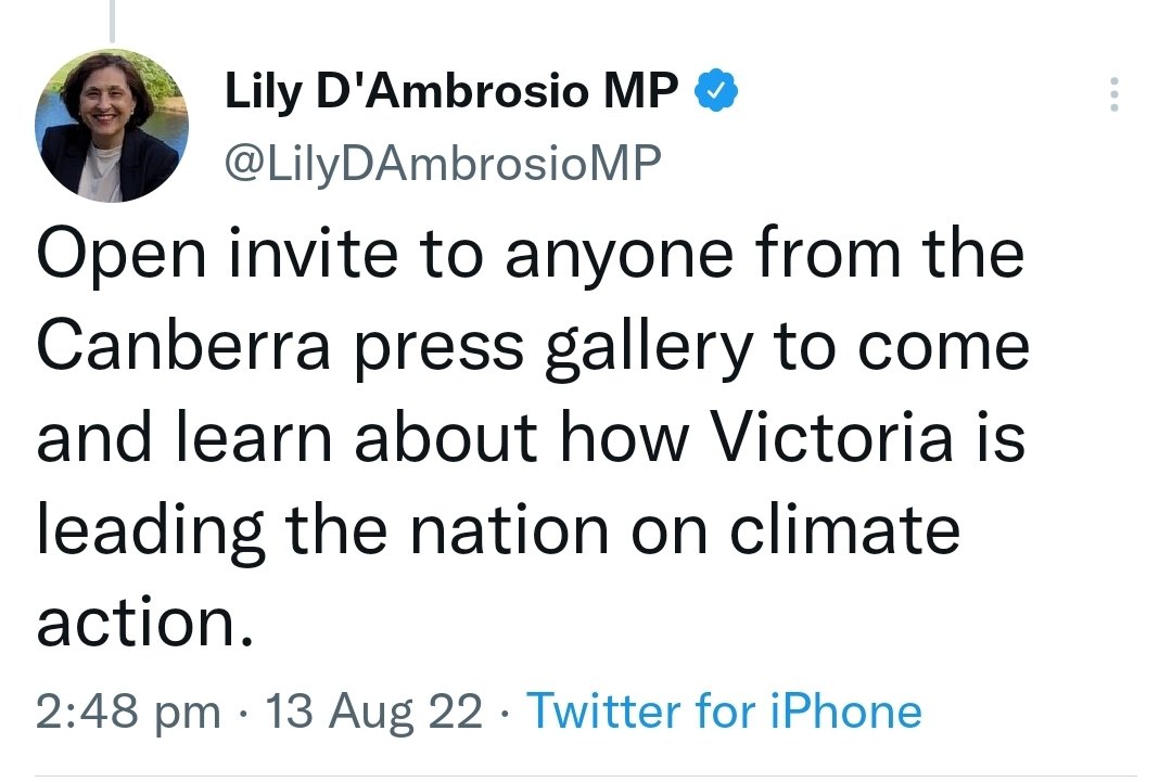 This is an open invite to the Canberra press gallery to come and see what Victoria is doing to the most carbon dense forest in the world 🌎, Melbourne's water supply💧, Endangered wildlife habitat 🐨 and increasing fire severity around regional towns 🔥....all at a 💰 loss to Vic