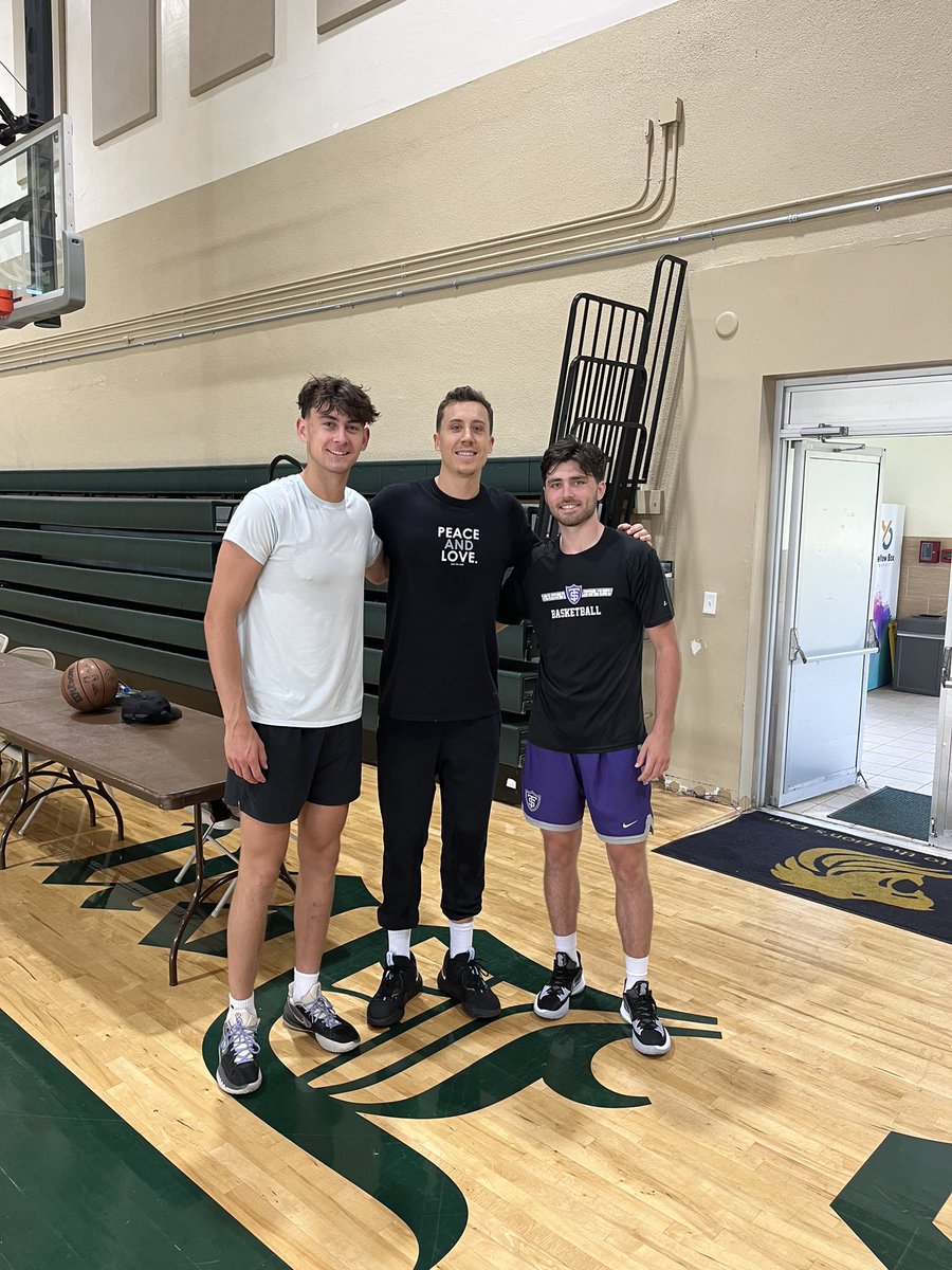 RealBrooksAllen's tweet image. Just a picture of two elite shooters… @rmiller1813 was there too