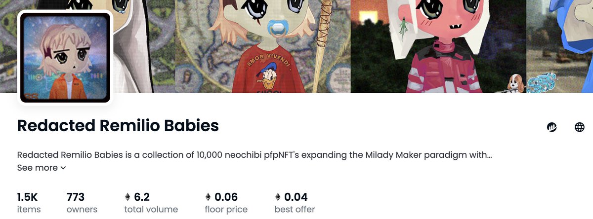 bulletimexyz's tweet photo. 🔥TOP Collections Whales mint in the last 6 hours.

🥇@MetaDragProject/#MetaDragAlphaClass

🥈@nftwabbits/#TheWabbits

🥉#RedactedRemilioBabies

#nfts #Web3 #NFTProjects #mint https://t.co/lQnHzWdEQ2