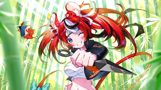 ホロライブEN所属ハコス・ベールズさん()のNARUTOカラオケ用イラストを担当させて頂きました!ベールズさんは描いていて、いつも本当に楽しいです!とても素敵な歌枠だったのでまだ聴いていない方は是非チェックしてみてください 