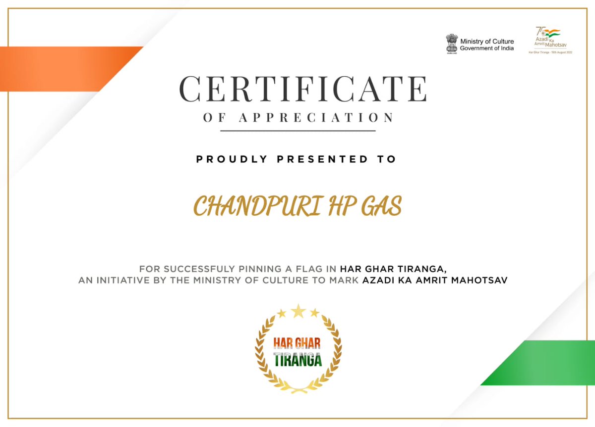 ChandpuriG's tweet photo. #HarGharTiranga campaign under #azadikaamritmahotsav2022 #75YearsofIndependence organised by Chandpuri Hp Gas service Garhshankar #HPCL #HPGAS #HPCLSALESREGIONHOSHIARPUR  @HPCL @TejinderSCheema @JasvinderSSaini @NwzLpg @HardeepSPuri @PMOIndia @AmritMahotsav @Dharmendra_1967 🇮🇳 https://t.co/Vz65oJjx7K