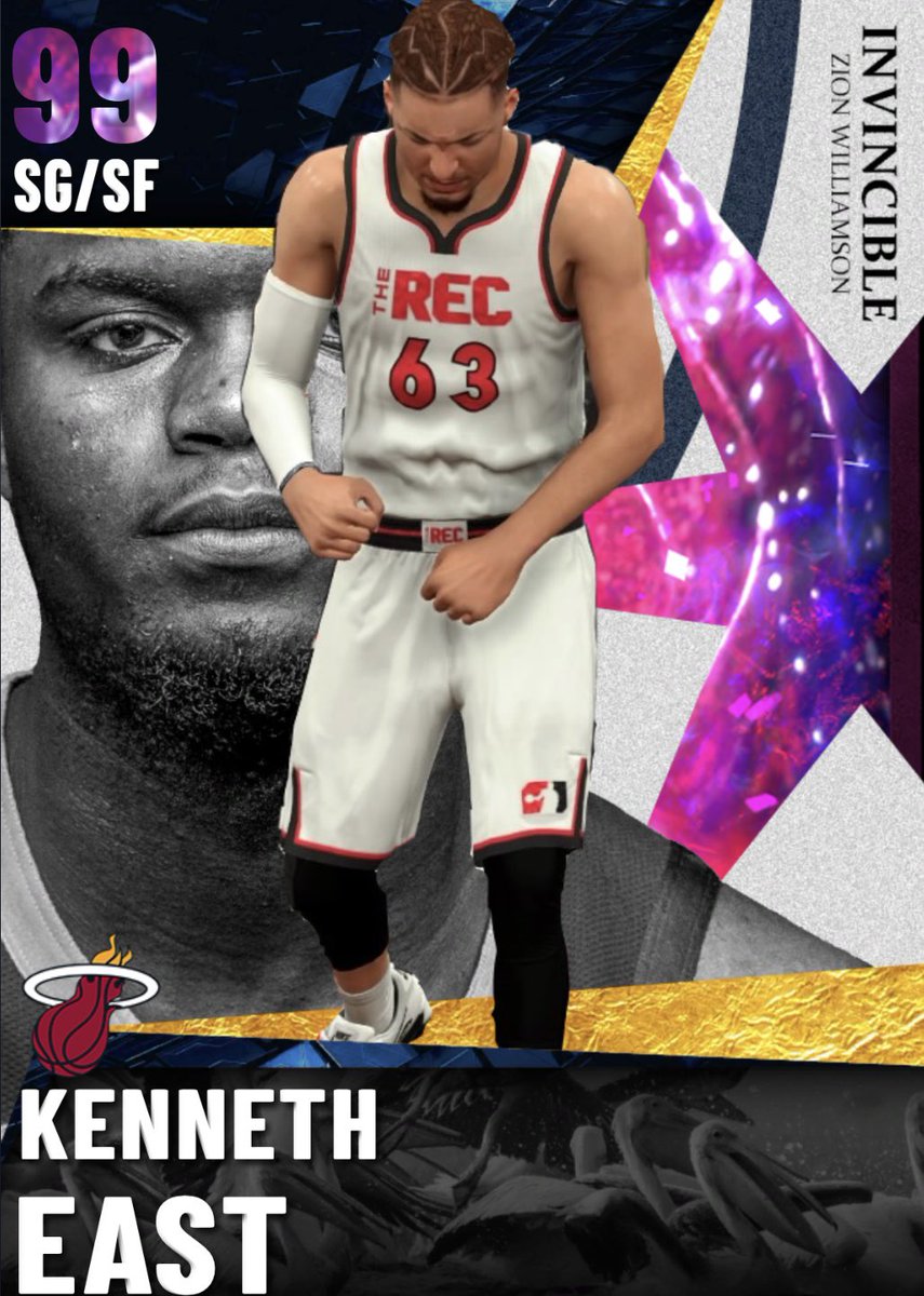 RigbyHoward23's tweet photo. REC champion Kenneth East Invincible card https://t.co/3YhEkahs2s