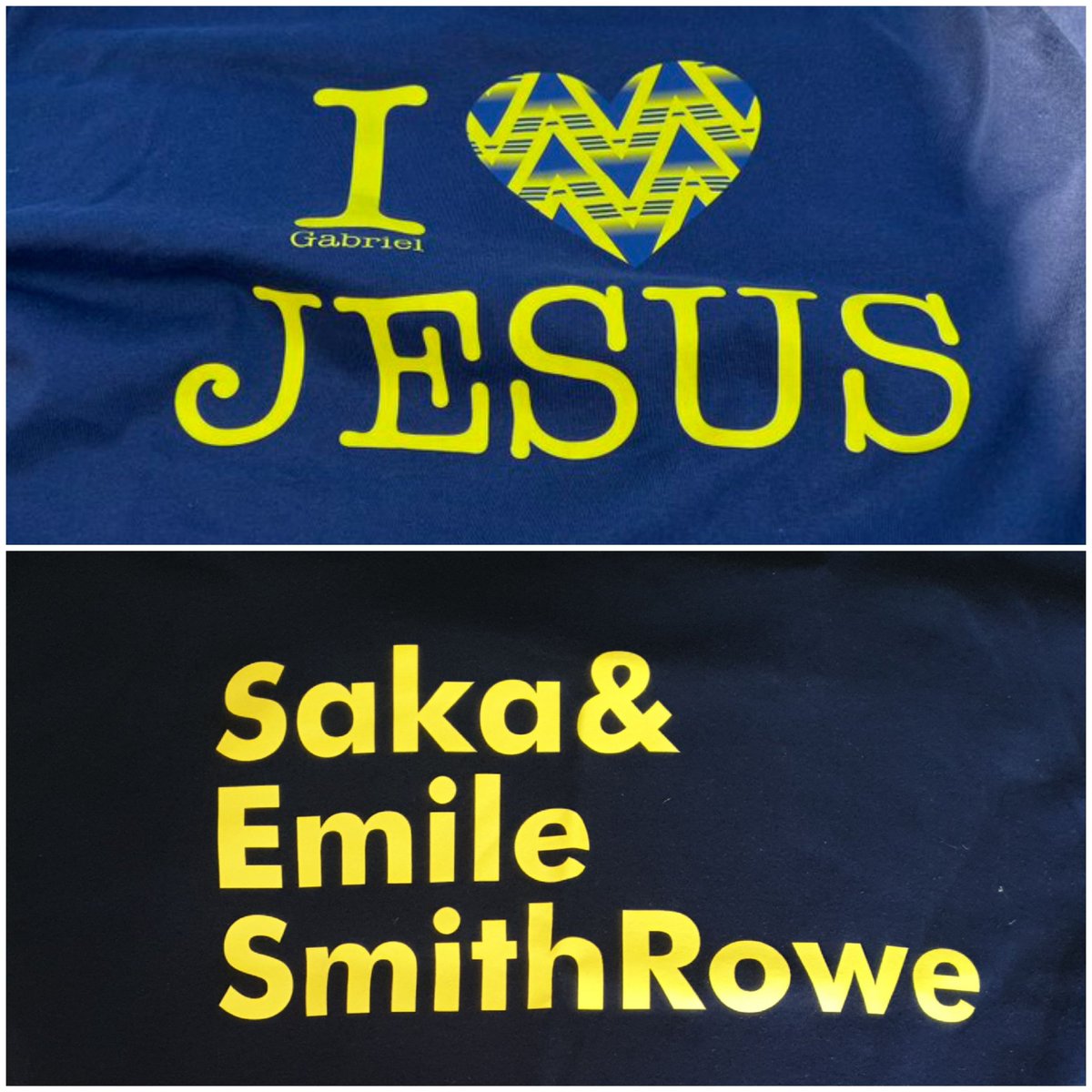 Im going to try this..Vs Leicester today...
RT if you think Jesus will score, LIKE if you think Saka or ESR will score...
If any do a follower will win a Tshirt from sheworeshop.com