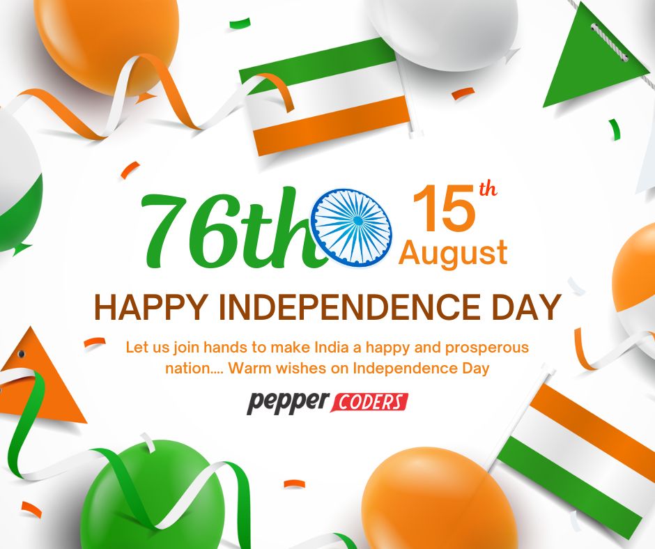 PepperCoders's tweet photo. May the tricolor always fly high and higher and touch the sky. To our brave soldiers and freedom fighters who are the heroes of the nation. Happy Independence Day. 
#peppercoders #Codersofindia #learners #Independanceday #India https://t.co/I5zTZ8RGNE