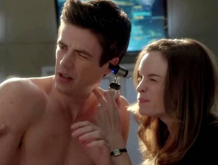 FlashbackFriday to that Dr who had a crush on her patient. 
Photo by Cisco, he used to tease me with it 

"Caitlin why keep the man shirtless tl see his ears "
<a href="/IJustJog2/">Barry Allen (RP account)</a>