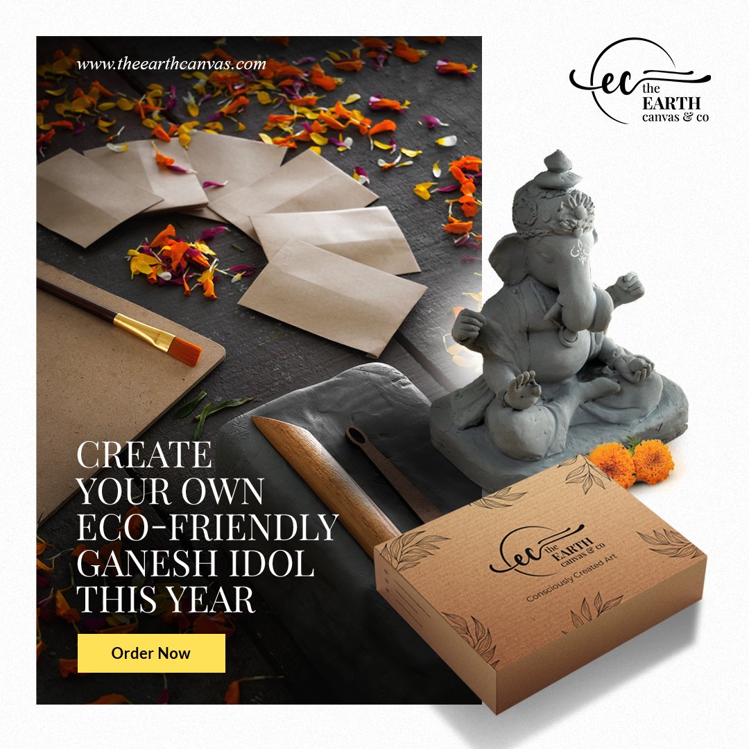 theearthcanvas's tweet photo. Yes! You can make your own #ecofriendly #Ganesh idol at home. The best part is that you get all the essential materials in a single box - the #DIY Ganpati kit by #TheEarthCanvas. Visit https://t.co/C8Y0qCQtXS to order your kit.
#raqeshbapat #raqesh #GaneshChaturthi https://t.co/QzQzw4n0Bk