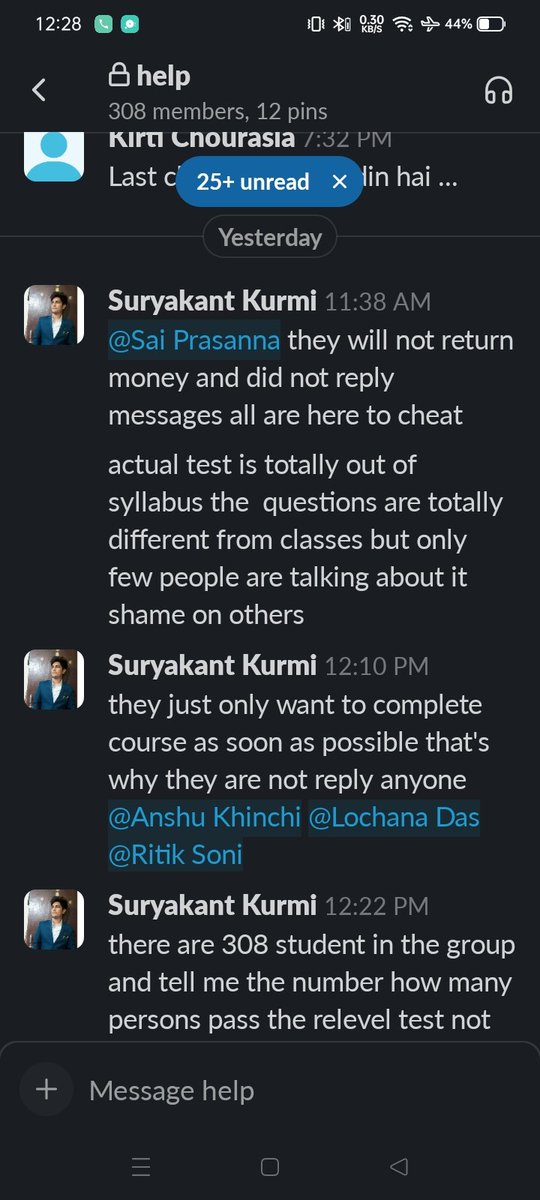 NitinPandey6433's tweet photo. @gauravmunjal  @RomanSaini 

Any update frauds ?
Aap logo ko neend kaise aa jaati hai dusro ke paise chura kar ?
It really hurts when the so called educational institutions become MAFIA.
I want resolution ASAP, I'll do whatever it takes to expose mafia like you @RomanSaini https://t.co/TANpHRR0pb