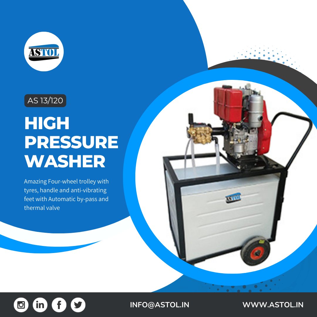 AstolCleantech's tweet photo. High Pressure Washer (Cold Water)
#AstolCleantech #Industrialcleaning #commercialcleaning #burnishingmachine #vacuumcleaner #singediscmachine #washing #PressureWasher https://t.co/HyHnLuEAvL