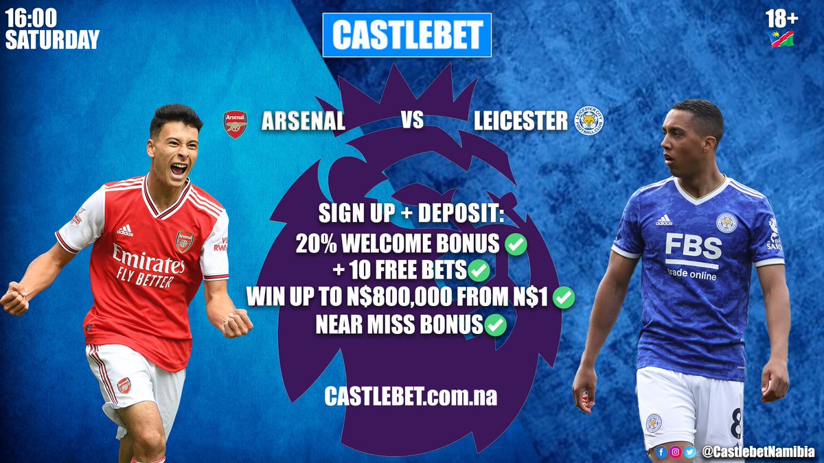 CastleBetNa's tweet photo. Bet on the Match of The Day with:
Welcome Bonus ✅
Free Bets ✅
Cash Back Bonus ✅
N$1 minimum stake ✅
Up to N$800,000 Pay-out✅
+ More 🔥🤑💵
Sign up here https://t.co/UdbqoefTPS  #ARSLEI #Namibia https://t.co/nlbjtrcfu5