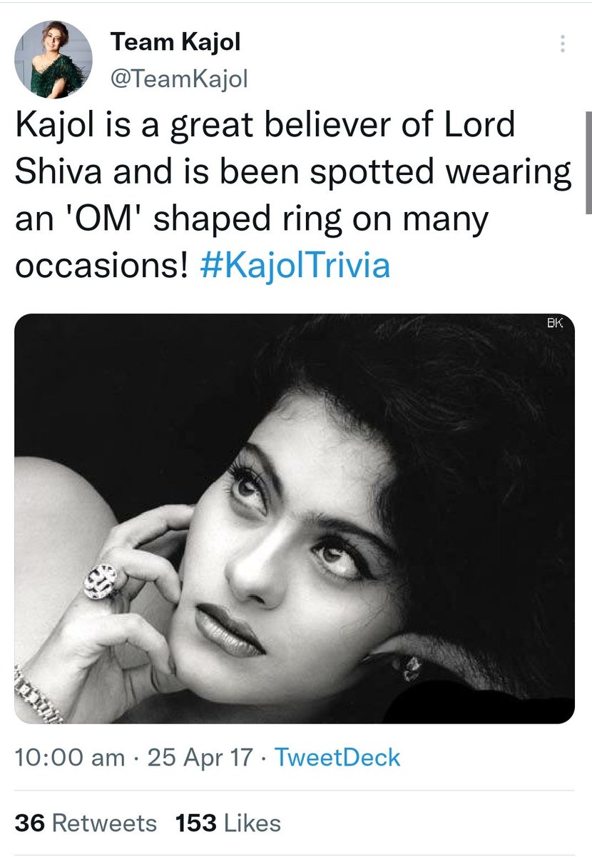 rajhanse2's tweet photo. @TanishaaMukerji The ring #OmRing https://t.co/Ls8Zt8gcqI