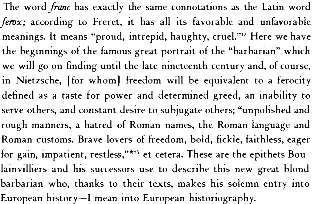 I think Foucault read Losurdo?  Who is this Nietzsche he is describing in 1976, and how rough he sounds, after all?