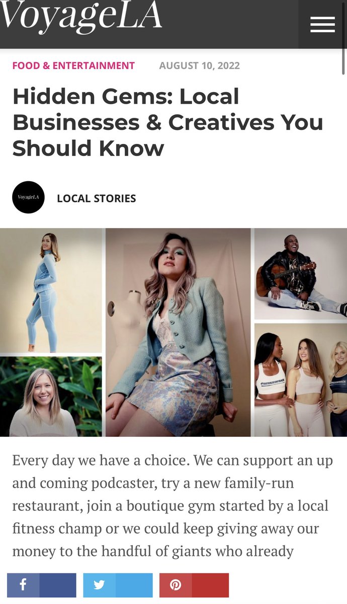samanthared__'s tweet photo. Thank you @VoyageLAmag This is so cool!!! 🥹💖 Read the full interview here 🫶🏻: https://t.co/Zd4pHbQSTN https://t.co/ksqmL46BeS