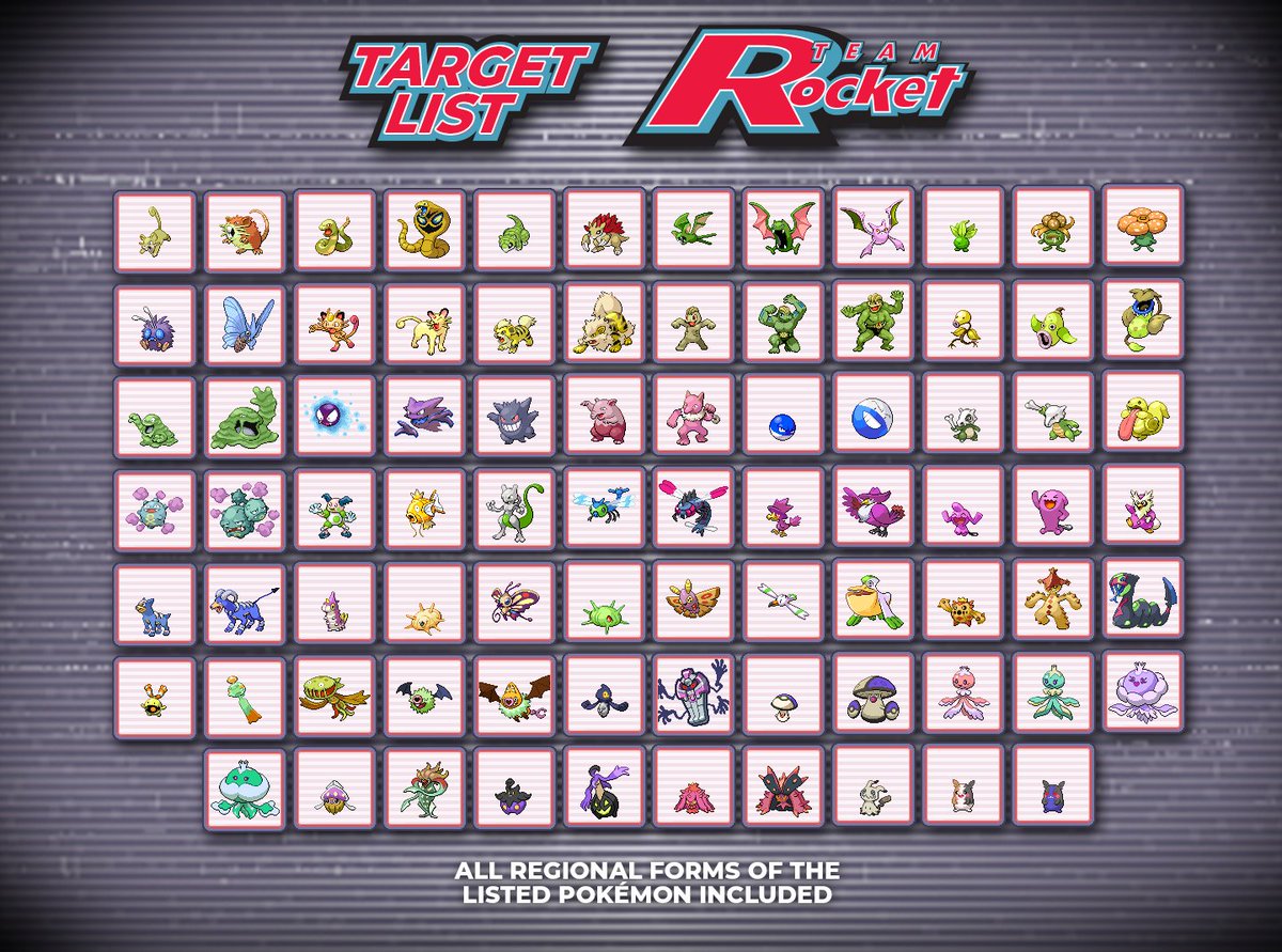 Oliver_MKP's tweet photo. MKP news!
We are hosting a Team Shining Rocket Community week from 19th - 26th Aug!
This event is all about shiny hunting in Team Rocket style (with the new NPC shinylock removal)!
Let's come together and snag 'em all!🌟
More infos in our Discord and on these pics!
#RocketWeek https://t.co/OYFe4AfbPl