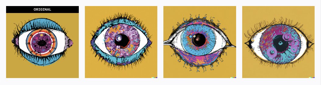 TheDigitalCoy's tweet photo. #dalle2 Interpreting my #publiclyprivate eye...no prompt just upload ... and so my journey officially begins to learn from the #PromptQueen @clairesilver... https://t.co/SKmWCPzgmC