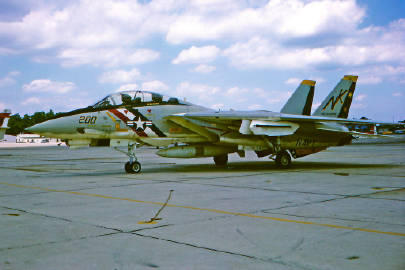 The F14 carried a fuel tank in the middle. It's quite rare