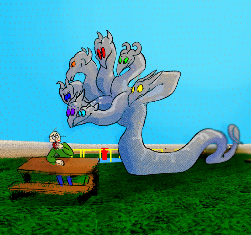 sentrywyrm's tweet photo. hydra #baldisbasics https://t.co/yJrFc0NfOz