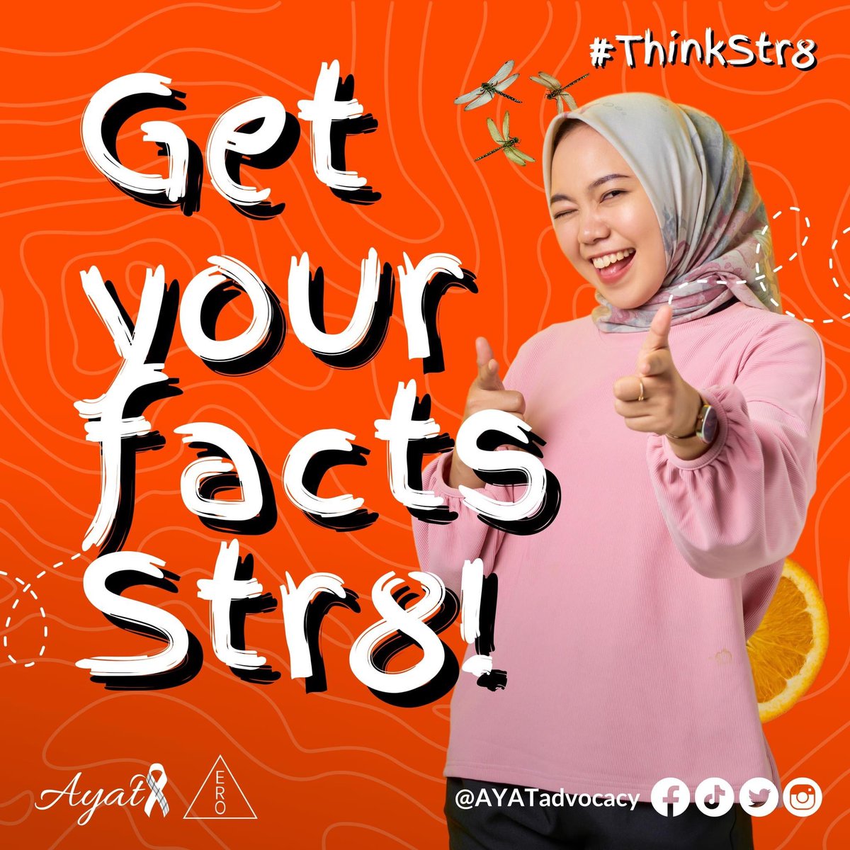 AYATadvocacy's tweet photo. Let's answer some questions. Get your facts Str8! ✅
#ThinkStr8 #HIVdoesntDiscrimin8 #AYATadvocacy
This campaign is implemented in partnership with ERO. https://t.co/NC7fgtNszE