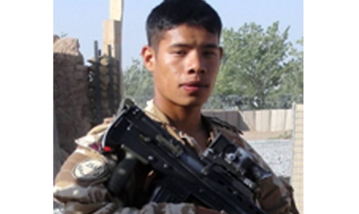 13th August, 2010

Sapper Ishwor Gurung, aged 21 from Pokhara, Nepal, of 69 Gurkha Field Squadron, 21 Engineer Regiment, was killed by small arms fire at Forward Operating Base Shahzad, in Nad 'Ali, Helmand Province, Afghanistan 

Lest we Forget this brave young Nepalese man 🇳🇵🇬🇧