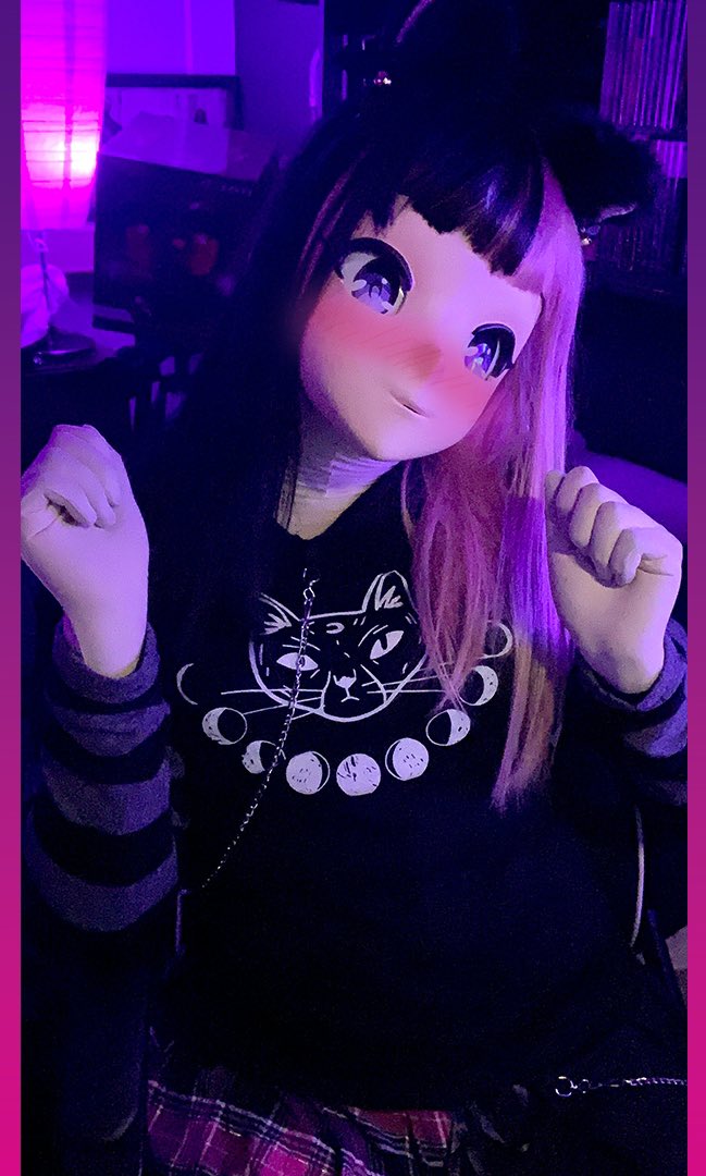 Guitah_Kig's tweet photo. Make funny faces at night haha make me blushing π«£β¨β€οΈ Happy weekend everyone π₯°ππ»π
#kigu #kigurumi #kigurumimask #mask #kigurumianimegao #animegaokig #animedoll #animemask #egirl #blushface #cosplay #zentai #animegaokigurumi https://t.co/ymj0cpnP9d