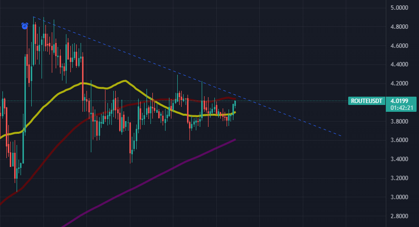 If $BTC behaves, this is basically free money: $ROUTE.
$FLUX and $KDA already did it.