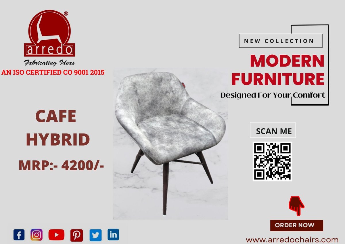 ArredoChairs's tweet photo. ARREDO_"Cafe Chair Hybrid"
Contact for any query - +91-9810410995
Visit - https://t.co/vC08miGUhW
#arredo #chairs #arredochairs #cafeteria #executivechairs #bosschairs #foldingtable #officetable #officefurniture #officedecor #furniture #interiordesign #homedecor #design #interior https://t.co/vRymOzjiH2