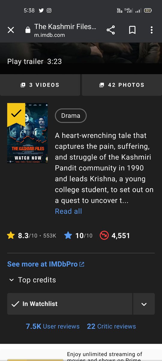 iamarnav_29's tweet photo. First One: When Bollywood Gangs Tried Boycott "Kashmir Files". (10/10)

Second One : When Indian Nationalist #BoycottLalSinghChaddha, #AamirKhan (1/10)

#BoycottLaalSinghChaddha #LalSinghChadha #Flop #BoycottLalSinghChadha #KashmirFiles https://t.co/cM1zKFDcda