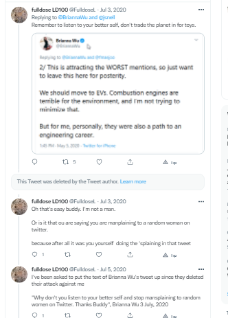 FallacyGenetic's tweet photo. @12Partition @aMegaPENguin @richminer @BriannaWu no shit sherlock "he/him" immediately blocked me to try to get in the fake last word after assuming a misgendering!
#aMegaPENguin is a sexist piece of shit.

buti ti doesn't fall from the tree
https://t.co/Amr0iP731C https://t.co/DxS5gzmZbh