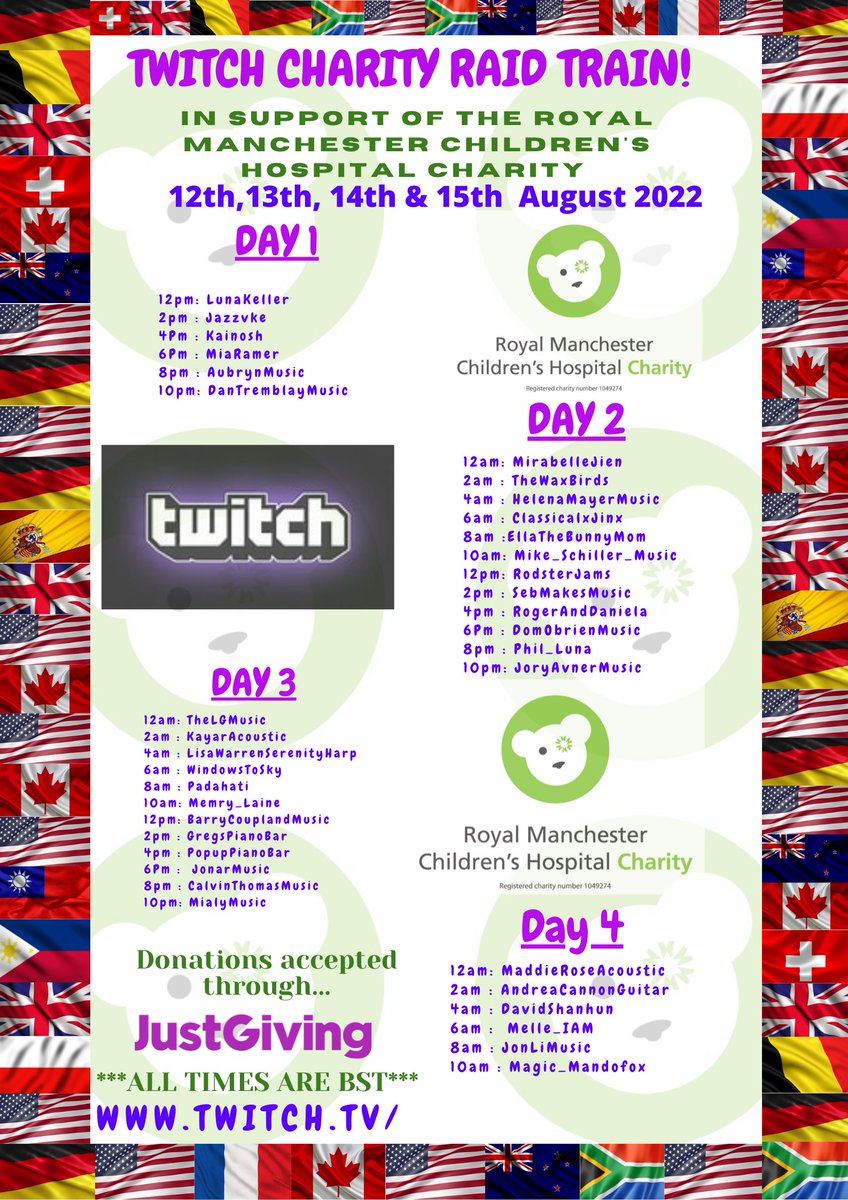 PeterTBehan01's tweet photo. Just woke up to this fundraiser being at over £1,600 in support of @RMCHcharity... 64% of the way to our goal!

Feel free to join us on this Twitch Charity raidtrain- https://t.co/BleipjgPks

Donation Link- https://t.co/pNZXqZtU17

About this charity- https://t.co/B91kq0226A https://t.co/OMIaMnMhmU