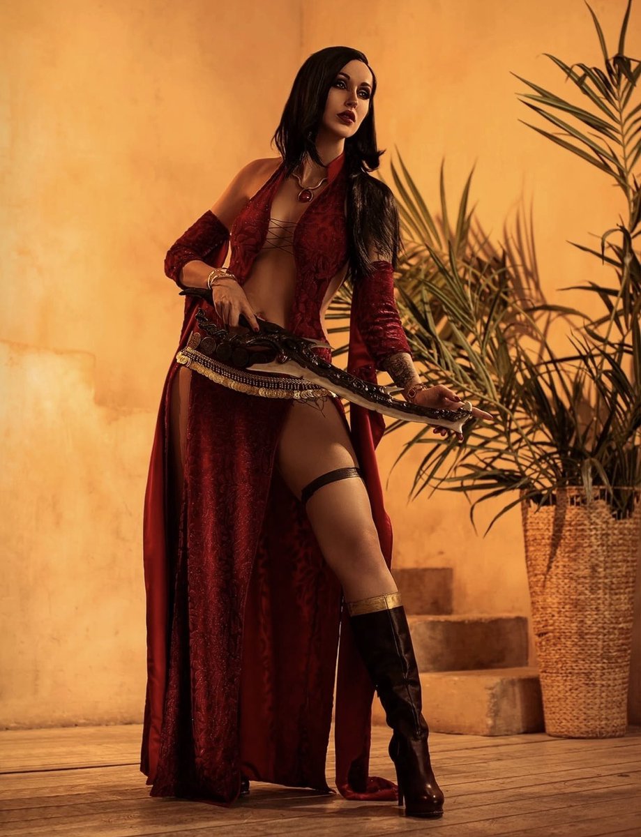 ValeryHimera's tweet photo. One of the most chic women in red, do you have any favorite ladies in red?🥀
69RTs- 2 new ph 🧡

#PrinceofPersia #cosplay https://t.co/0kpJ41CoE7