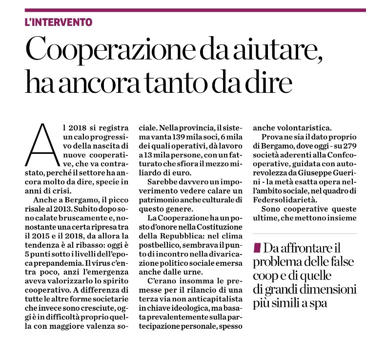 Confcooperative BG tweet media