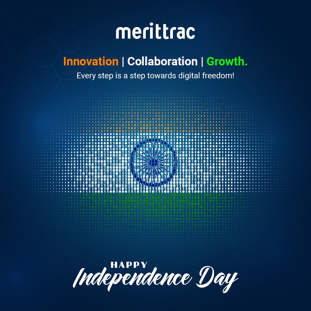 MeritTracsvc's tweet photo. Team MeritTrac wishes you a Happy Independence Day! 
#IndependenceDayIndia #Freedom #MeritTrac https://t.co/OMM9PlSsdo