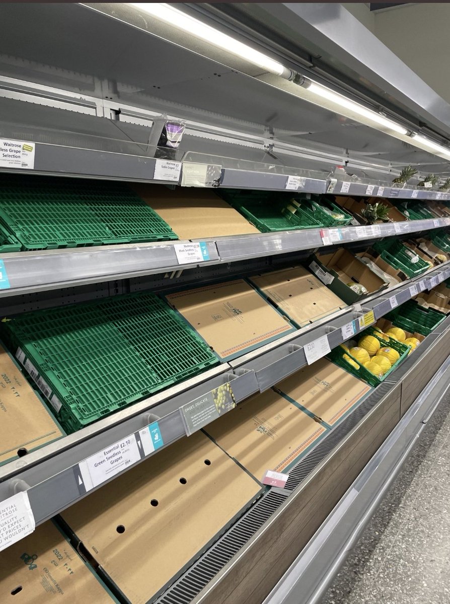 ValryLeBourg's tweet photo. @wendbloo @BorisJohnson #JohnsonOut200
#BrexitDisaster
#ToryCostOfLivingCrisis
People no longer need a lot of money when there is nothing left to buy. ๐ https://t.co/jV2QMUoHkq