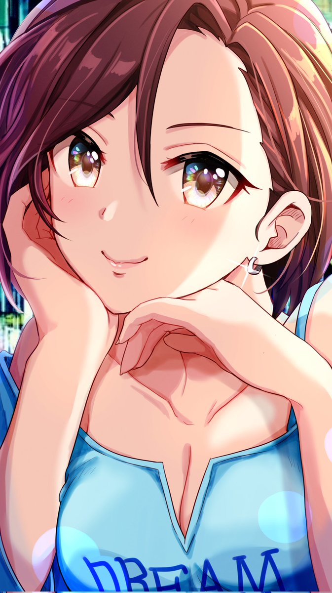 アナスタシア(シンデレラガールズ) 「よろしくゥ!!#夏休みはフォロワーさんが増えるらしい 」|ポン太＊現在Skeb作業中！受付締め切りました。個人ご依頼受付もまだお休み中！のイラスト