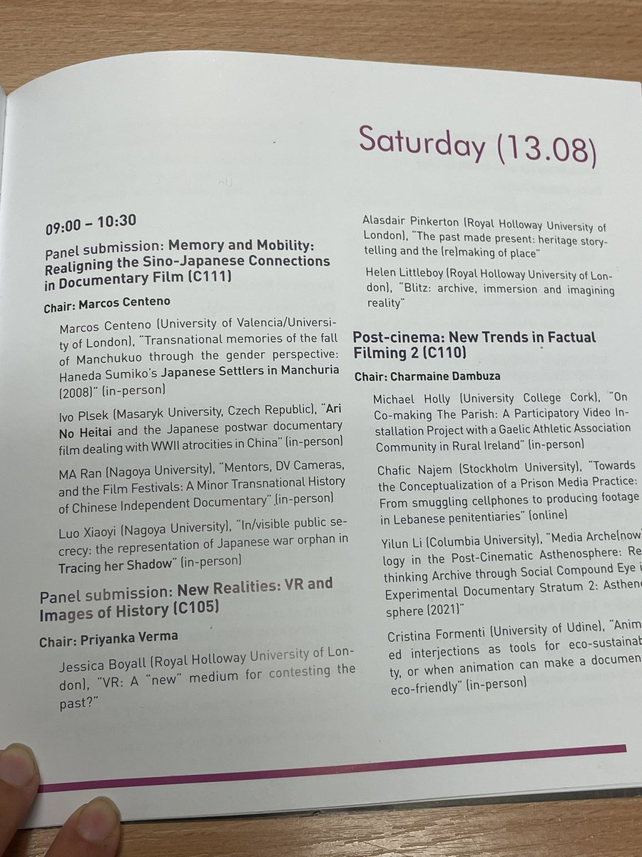JessicaBoyall1's tweet photo. Happy to be presenting at Visible Evidence today in Gdansk https://t.co/h1o3zj1izK